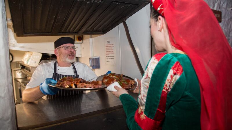 Chef Alan Burns plays his part in making the magic happen. Photograph: Alan Place