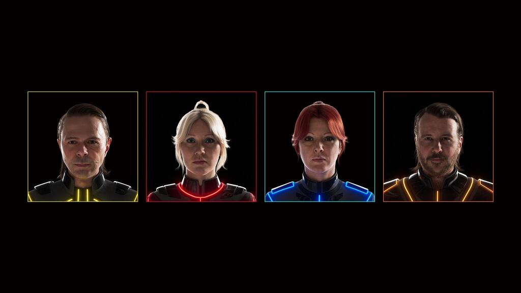 Bjorn Ulvaeus, Agnetha Faltskog, Benny Andersson and Anni-Frid Lyngstad, of the Swedish band Abba, who have announced their first album in nearly 40 years. Photograph: Industrial Light/PA Wire