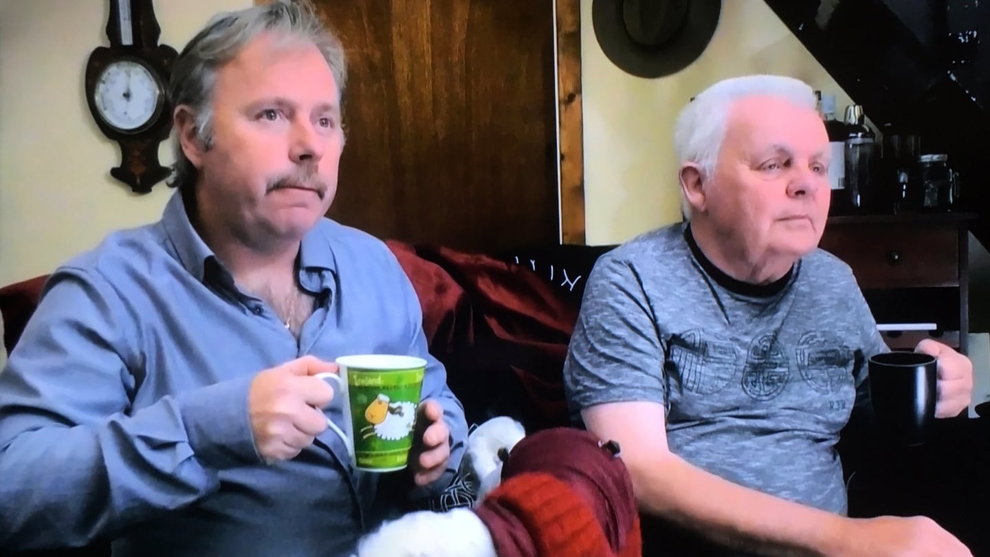 Best friends Paul Healy Roberts and Paul Roche