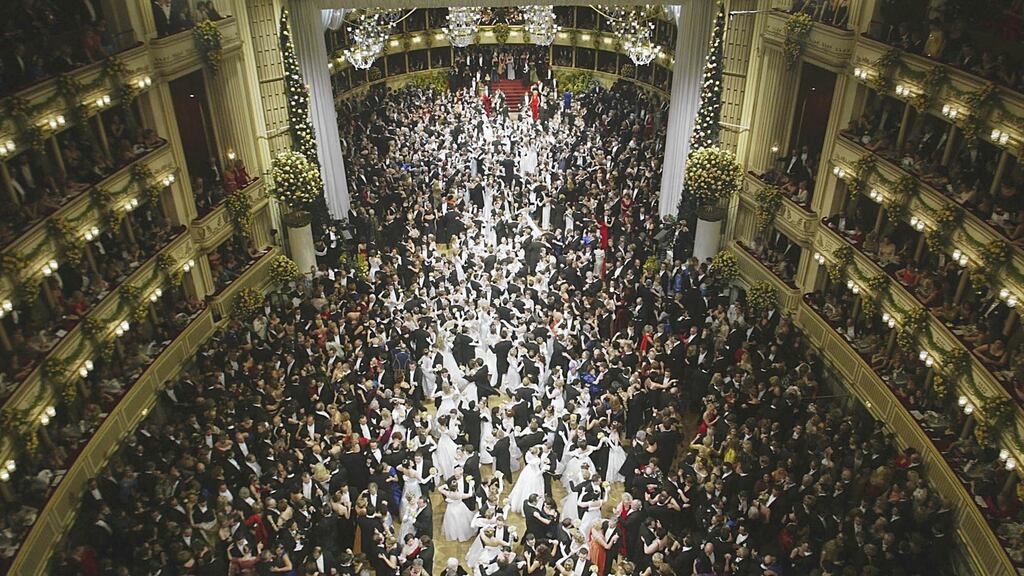 State opera in Vienna: Austria assumes presidency of the European Council in the second half of 2018. Photograph: Ronald Zak/AP
