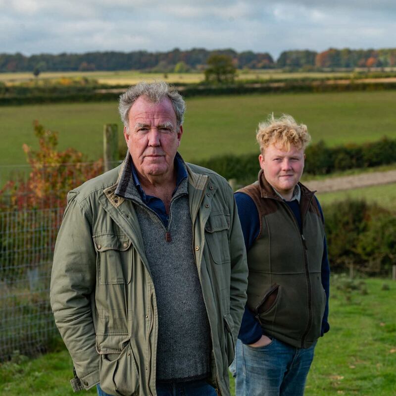 Jeremy Clarkson and Kaleb Cooper were winners at the British Farming Awards. Photograph: Amazon Studios