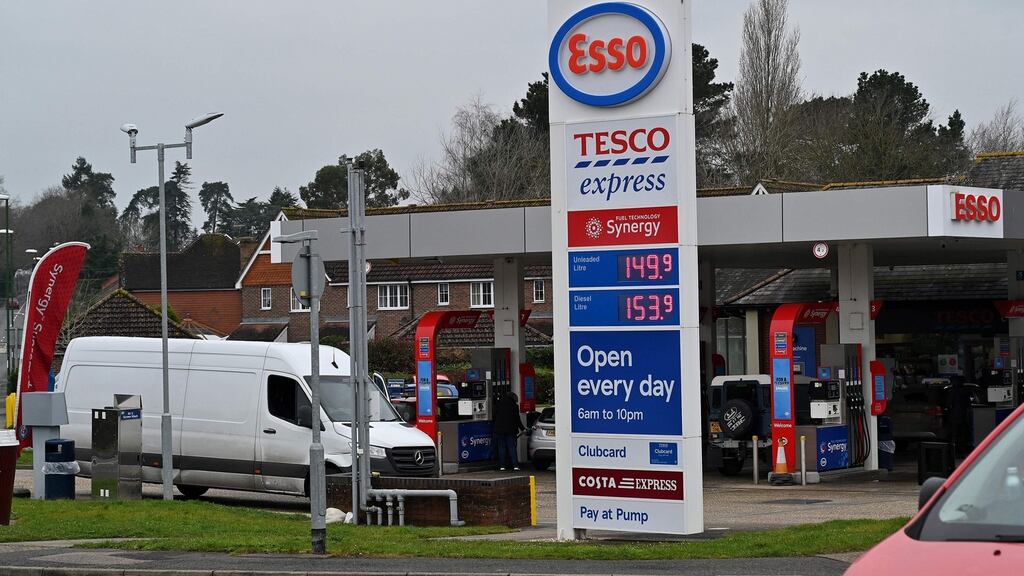 Oil prices have soared as investors fret over key producer Russia’s intensifying assault on Ukraine. Photograph: Glyn KIRK / AFP