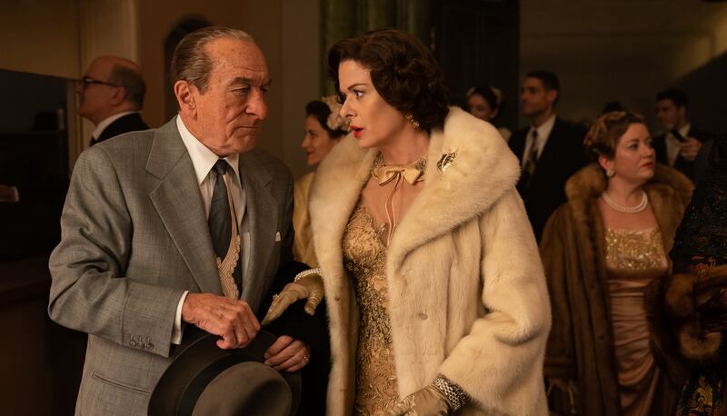 Robert De Niro and Debra Messing in The Alto Knights. Photograph: Warner Bros/Rose Clasen