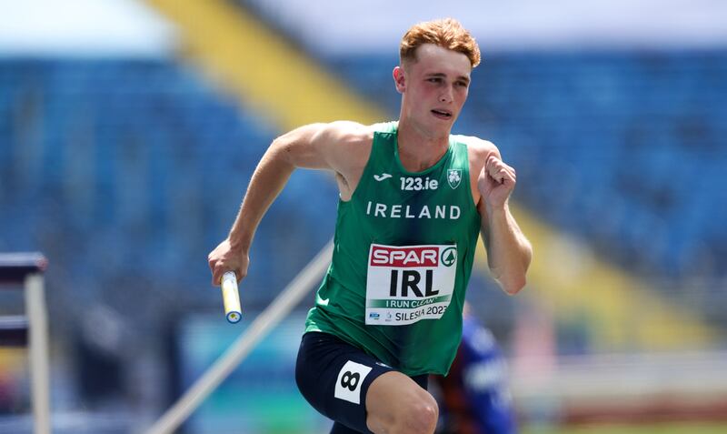 While all the focus was on the Bahamas last weekend, 20-year-old Callum Baird was racing in Dublin over 400m, running 46.19 seconds – a personal best that would see him enter the frame and fight for a spot on the mixed 4x400m this summer. Photograph: Laszlo Geczo/Inpho