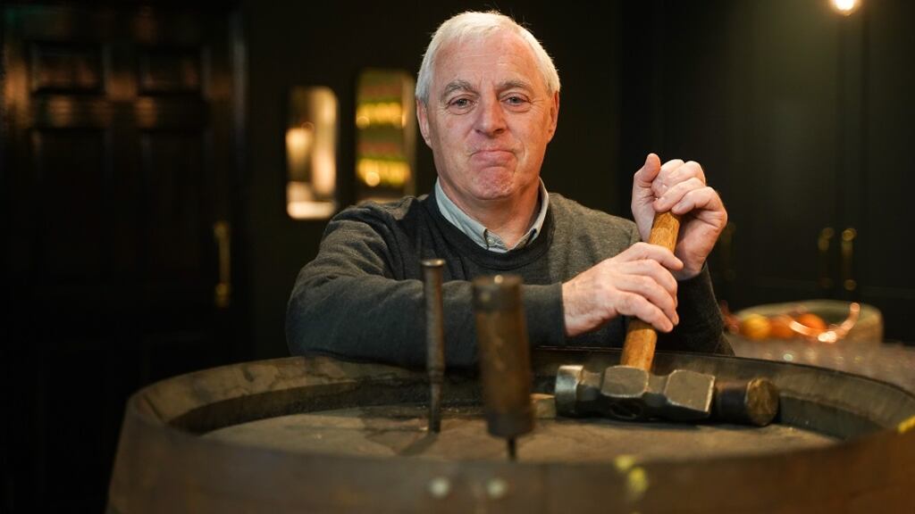 Ger Buckley, head cooper at Jameson Midleton Distillery: “My own family have been coopers for well over five generations.” Photographs: Conor Mulhern