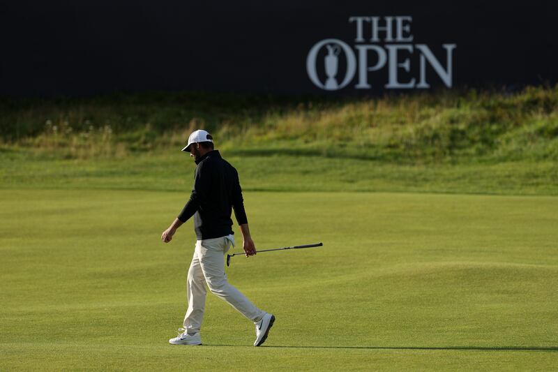 Scottie Scheffler: 'I’d much rather be a great father than I would be a great golfer.' Photograph: Richard Heathcote/Getty Images