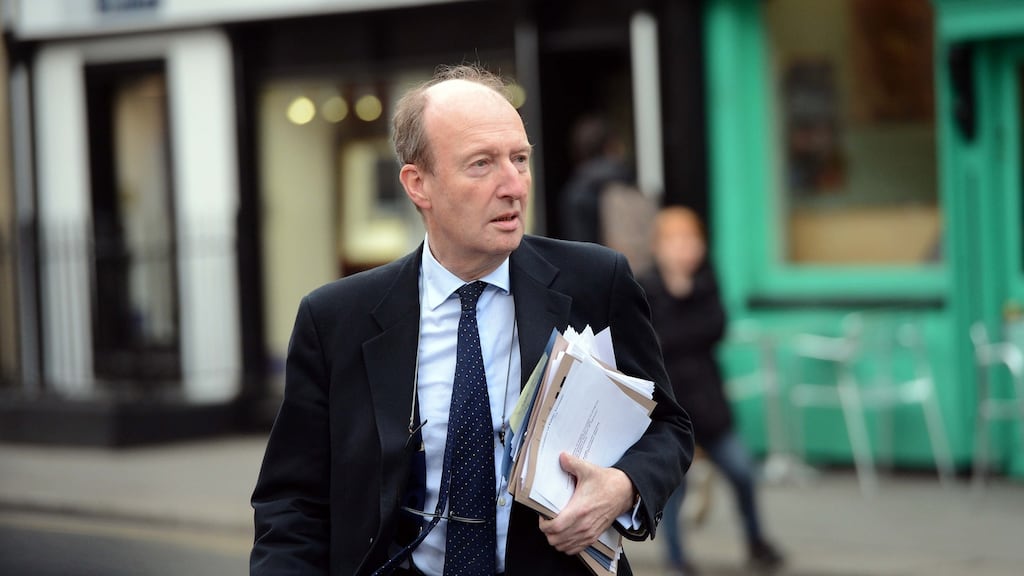 Minister for Transport Shane Ross: has insisted he will not personally become involved in the Bus Éireann crisis and it is a matter for unions and management to resolve. Photograph: Eric Luke