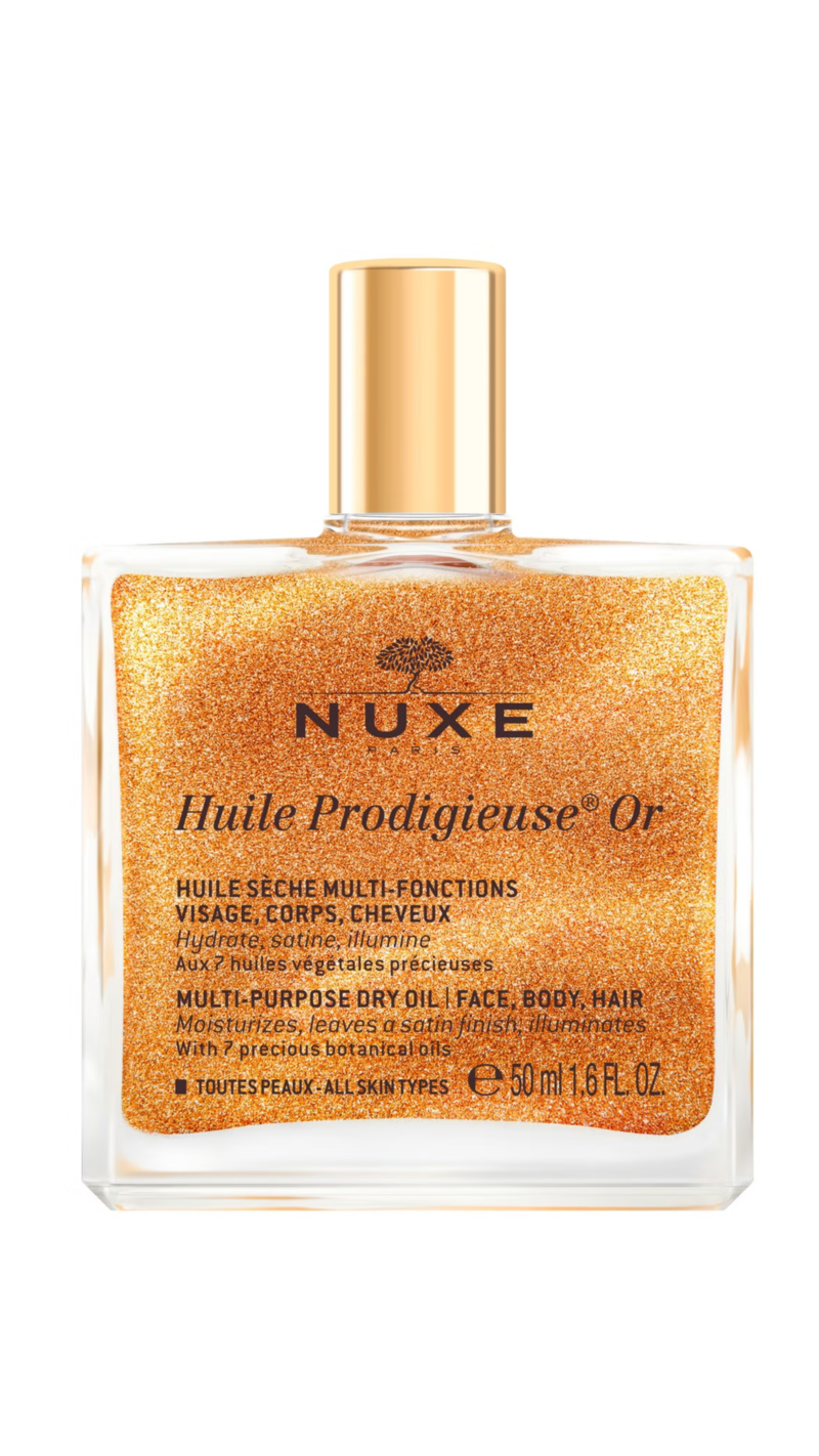 NUXE Huile Prodigieuse Or Shimmering Multi-Purpose Dry Oil for Face, Body and Hair (€26.99 from Boots)