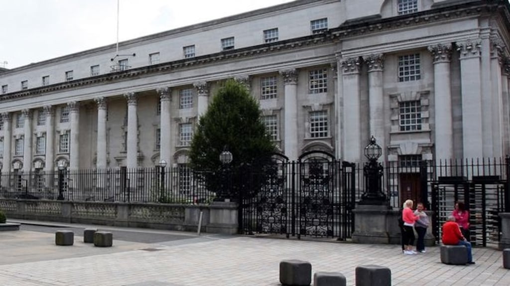 Belfast Crown Court was told the injuries were non-accidental, and the ‘level of force required to fracture the ribs of a four-week old baby is considerable’.
