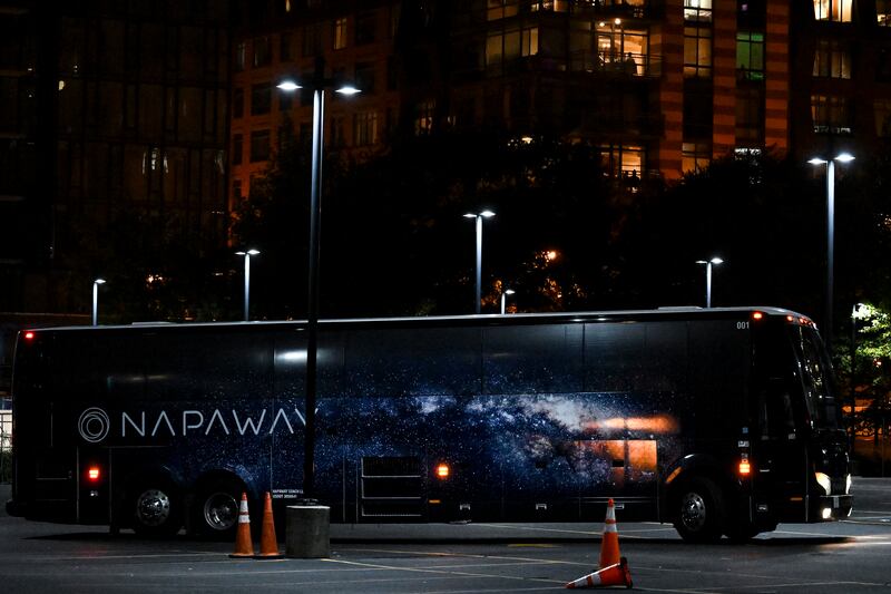 The Napaway sleeper coach. Photograph: Kenny Holston/The New York Times