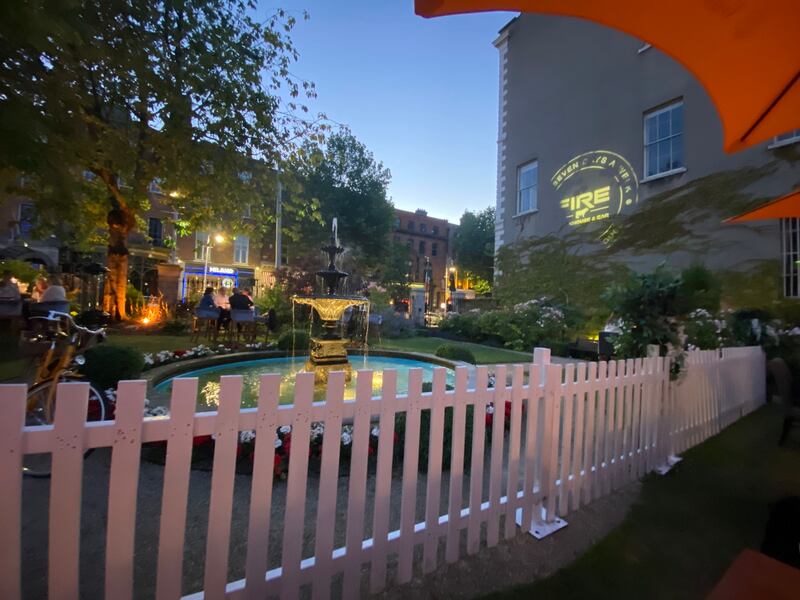 Fire restaurant on Dawson Street