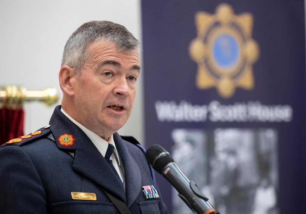 Commissioner Drew Harris: 'There is commentary of concern being expressed across social media around certain groups and certain individuals.' Photograph: Colin Keegan, Collins Dublin