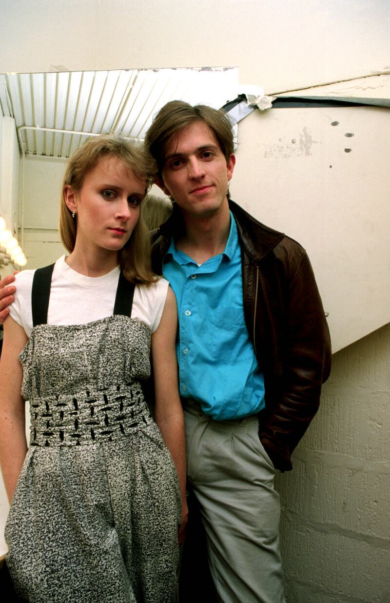 Paddy McAloon and Wendy Smith of Prefab Sprout in the mid-1980s. Photograph: Anthony Cake/Photoshot/Getty Images