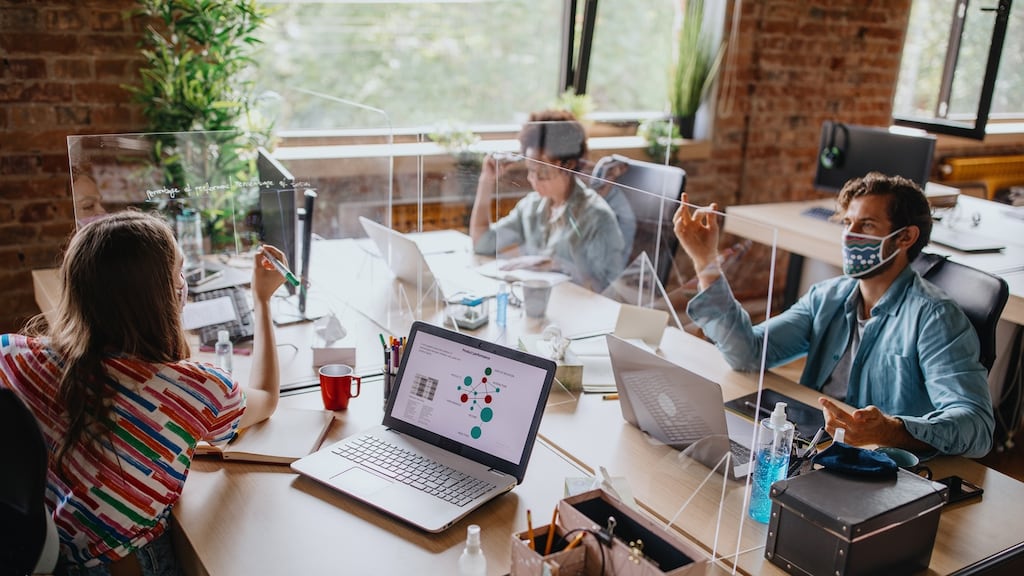Is the three-days-in, two-days-out model the way forward, or just company bosses and office owners trying to evolve to a model which does not shift too far away from the past? Photograph: iStock
