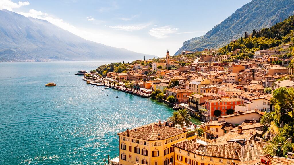 Italian travel operators have reported a boom in foreign holidaymakers booking holiday apartments this summer. Limone sul Garda, Lombardy, Italy. Photograph: iStock