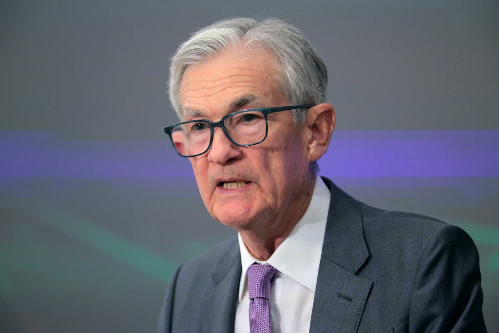 Federal Reserve chairman Jerome Powell was again attacked on Wednesday by US president Donald Trump who called him 'stupid' as he pushed for a big cut in rates. Photograph: Chip Somodevilla/Getty Images