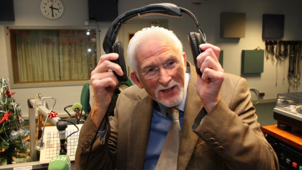 Jim Fahy pictured in RTÉ’s Galway studios in 2011, shortly before his retirement as the broadcaster’s western editor. Photograph: Joe O’Shaughnessy