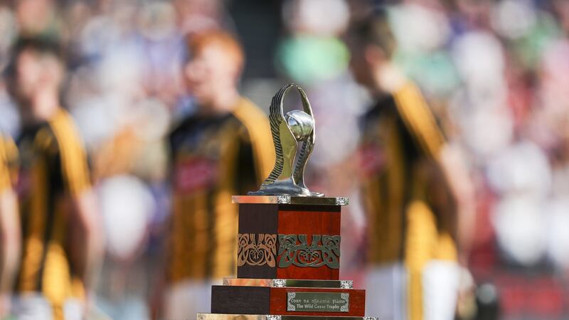 The Wild Geese Trophy. Photograph: David Nielsen/Inpho