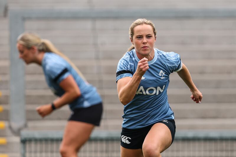 Ireland's Aoibheann Reilly in Belfast. Photograph: INPHO/ Ben Brady