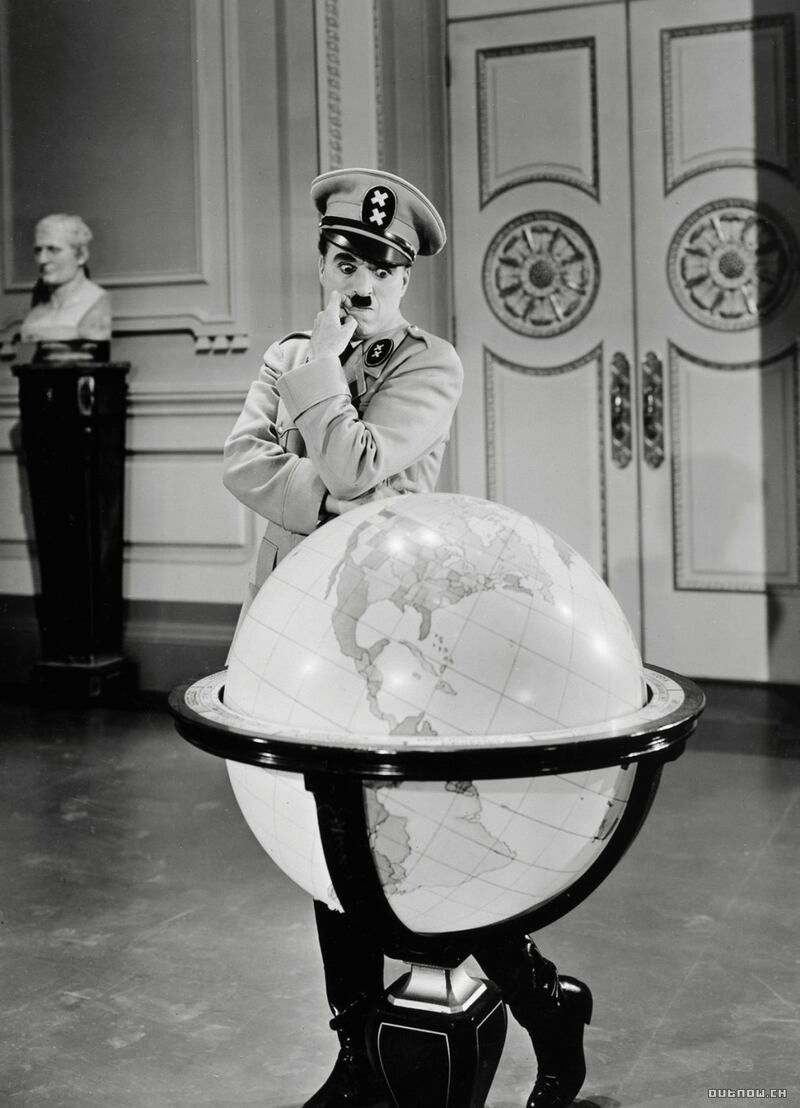 Charlie Chaplin in The Great Dictator