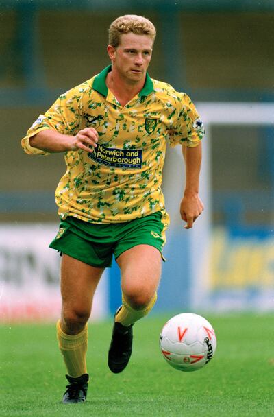 Mark Robins was Norwich's top scorer in the opening Premier League season. Photo: Getty Images