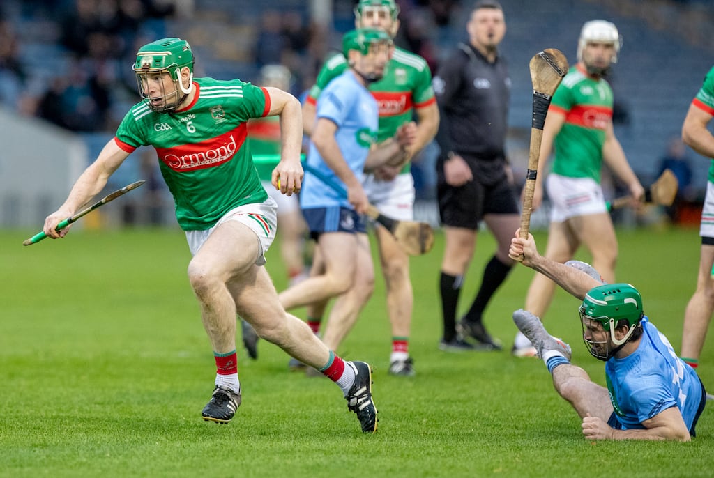 Loughmore-Castleiney’s Brian McGrath in this year's Tipperary senior hurling final against Nenagh Éire Óg. Loughmore manager Eamon Kelly previously managed Offaly, Laois and Kerry. Photograph: Paul Barrett/Inpho