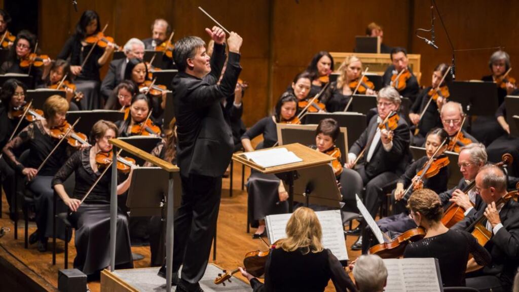 Alan Gilbert (pictured conducting the New York Philharmonic last year): ‘For many orchestras, what the New York Philharmonic achieves in the first rehearsal is something they can only dream of achieving in concert’