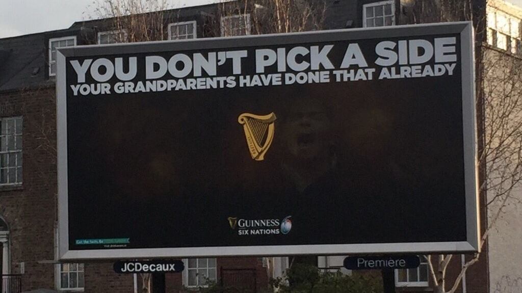 ‘You don’t pick a side...’ Photograph: Mark Tighe/The Times, Ireland edition