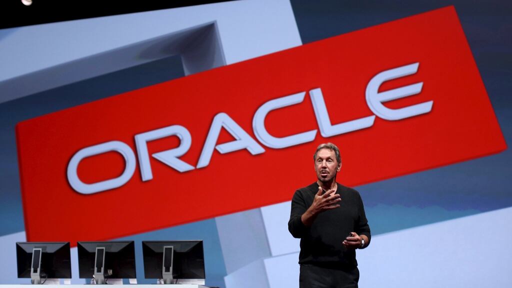 Oracle’s exectutive chairman of the bBoard and chief technology officer Larry Ellison. The company is taking on 450 people in Dublin
