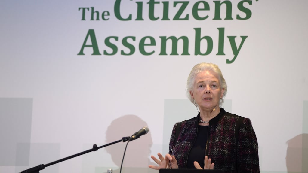 Dr Catherine Day, chairwoman of the Citizens’ Assembly. Photograph: Dara Mac Dónaill