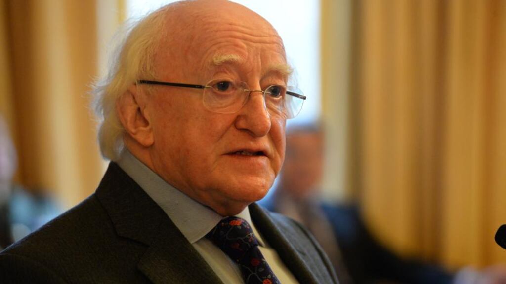 President Michael D Higgins: Idea was first mooted during his State visit to the UK. Photograph: Dara Mac Dónaill