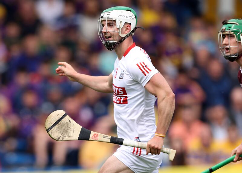 Cork's Shane Kingston celebrates after scoring a goal against Tipperary last summer. Photograph: Tom Maher/Inpho