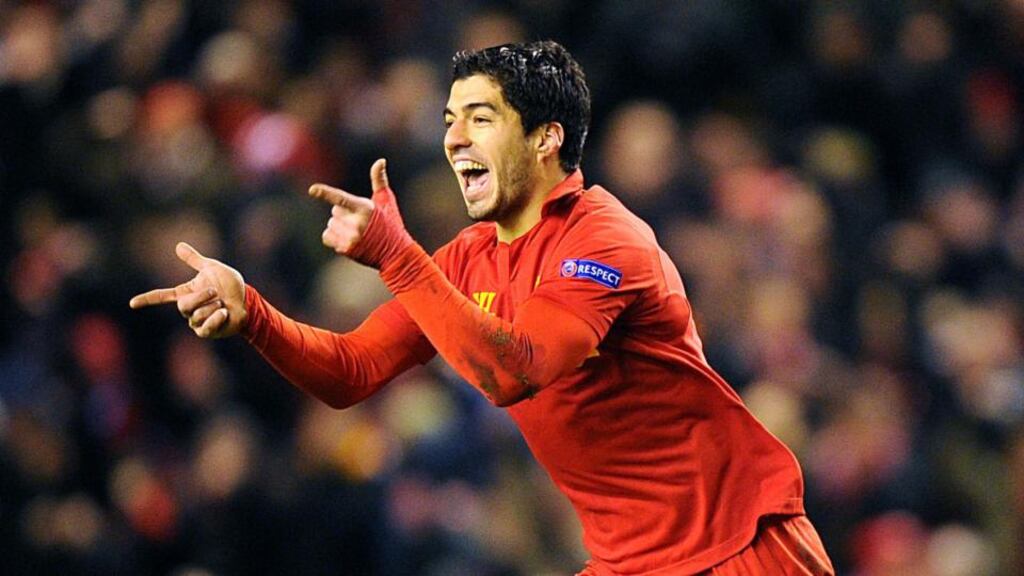 Liverpool will seek high price for striker Luis Suarez. Photograph: Martin Rickett/PA Wire.