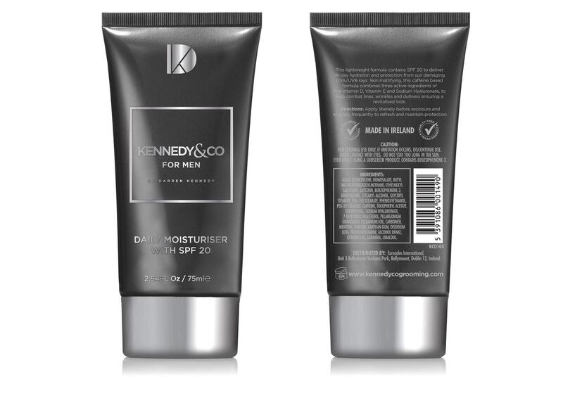Kennedy & Co For Men Daily Moisturiser with SPF20 (€12.95) is a high-quality, affordable skincare option for men
