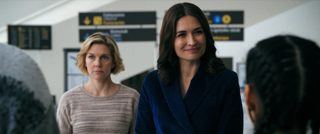Pluribus: Rhea Seehorn as Carol Sturka and Karolina Wydra as Zosia. Photograph: Apple TV+, all rights reserved