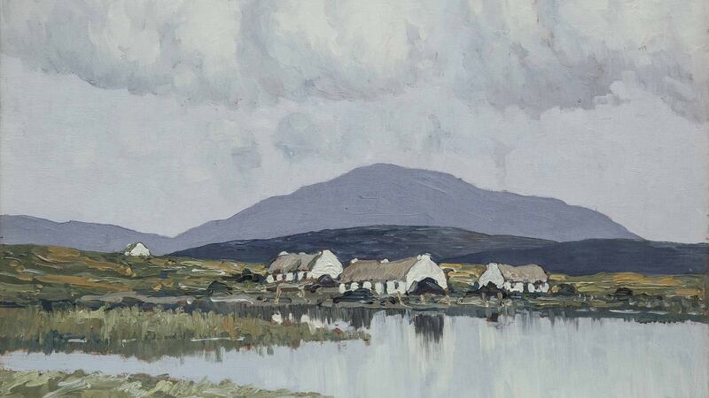 ‘A Connemara Village’ by Paul Henry, from the collection of the former Fine Gael taoiseach John A Costello, sold for €119,000 at Adam’s. The estimate was €70,000-€100,000