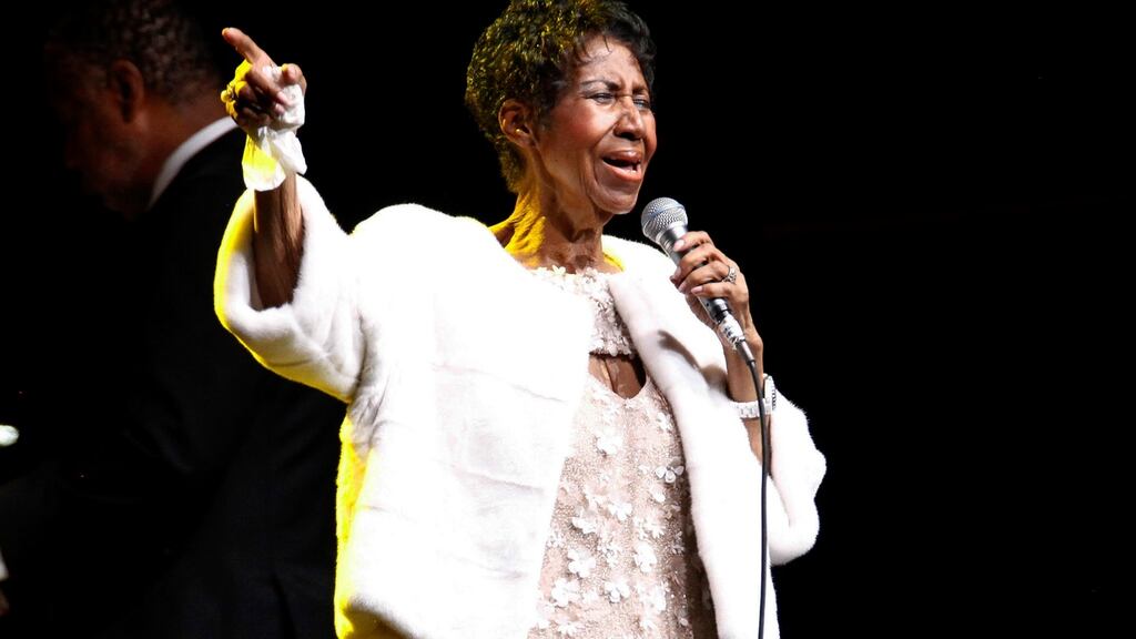 In this November 2017 photo, Aretha Franklin attends the Elton John Aids Foundation’s 25th Anniversary Gala in New York. Photograph: Andy Kropa/Invision/AP