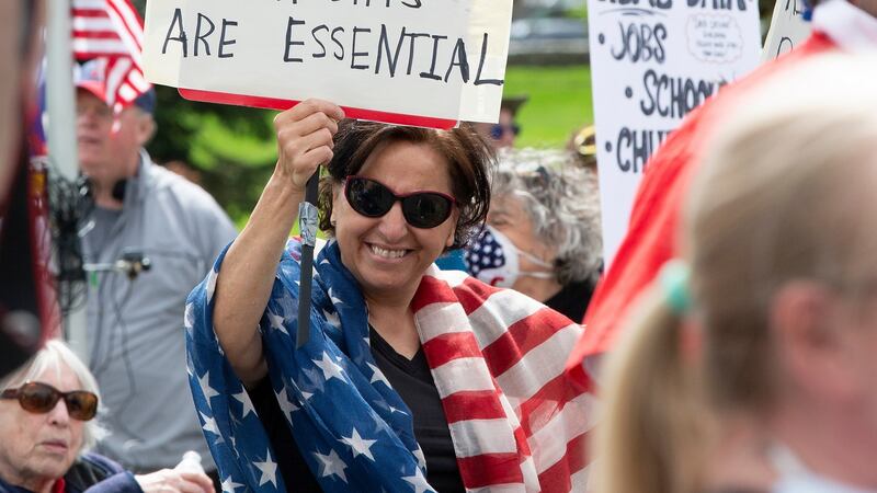 The choice between individual and collective action lies at the heart of disputes over the timing of the end to the coronavirus lockdown. Photograph: CJ Gunther/EPA