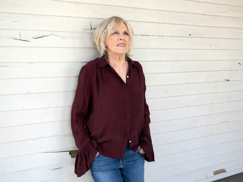Lucinda Williams, the celebrated singer-songwriter, at her home in Nashville, Tenn., on March 6, 2023. Williams reveals herself in a memoir that captures her adventures with charming rogues, puzzled music executives and her own demons. (Kristine Potter/The New York Times)