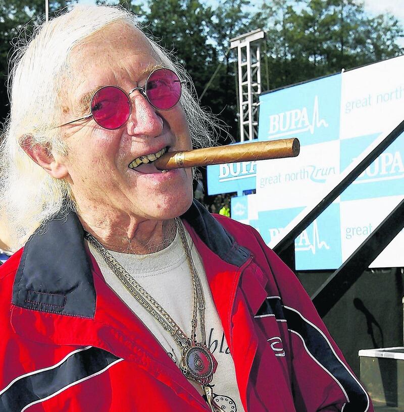 Jimmy Saville was allegedly a member of the ‘establishment group’. Photograph: Matthew Lewis/Getty