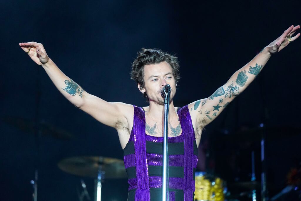 Harry Styles will play the Avivia Stadium in Dublin on Wednesday, June 22nd. Photograph: PA