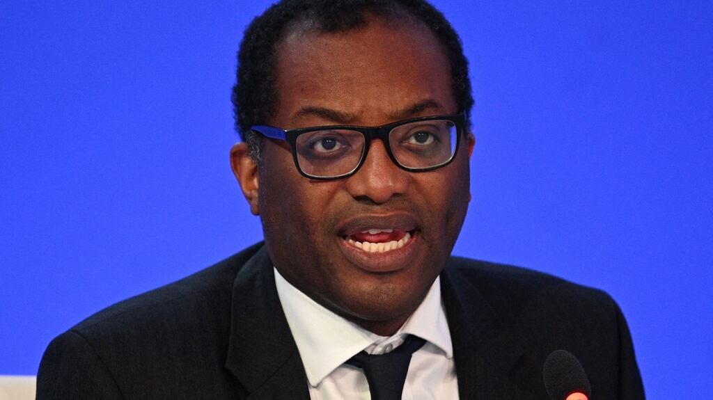 Britain’s business secretary Kwasi Kwarteng. Photograph: Daniel Leal-Olivas/AFP via Getty Images
