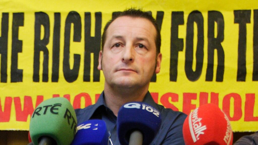 ‘I was shocked to be arrested and handcuffed for participating in a peaceful local protest,’ said Cllr Cieran Perry. Photograph: Frank Miller / The Irish Times