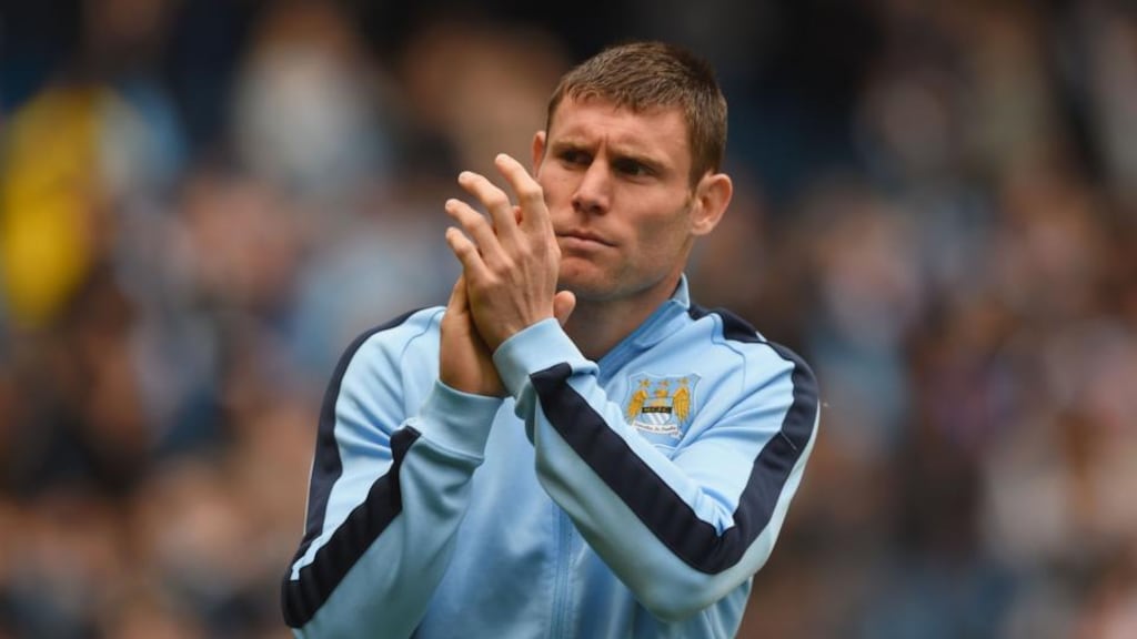 James Milner is set to join Liverpool on a free transfer. Photograph: Getty