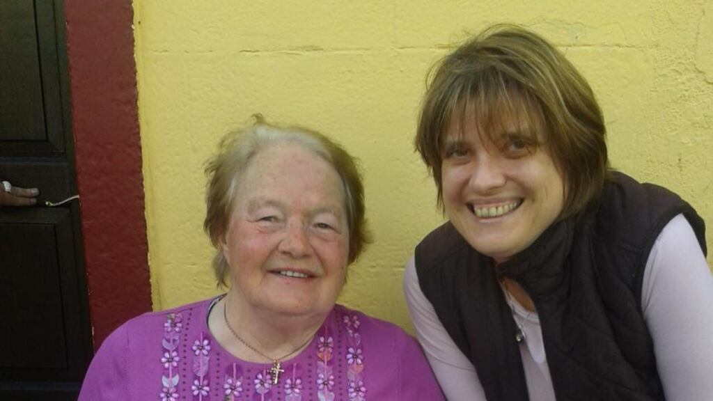 Bea O’Hara and Rafaela Calabrese at Guiry’s Bar, Main Street, Foxford