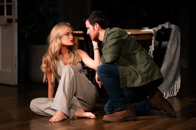 2:22 A Ghost Story by Danny Robins: Colin O’Donoghue & Laura Whitmore. Photograph: Helen Murray