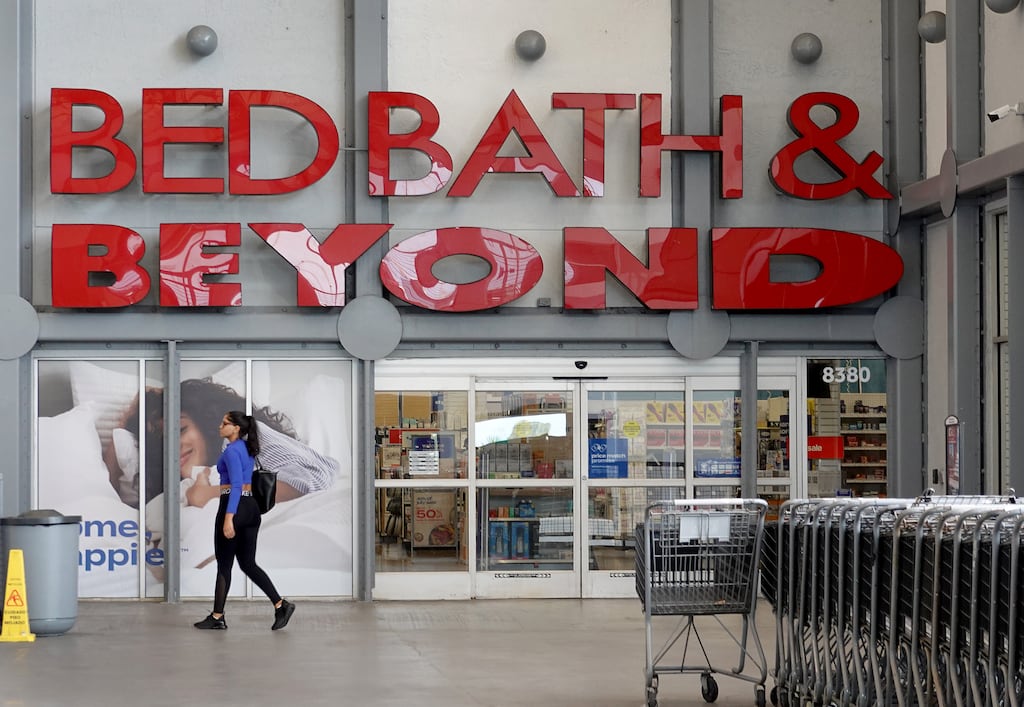 Struggling US homeware retailer Bed Bath and Beyond is the most-traded stock among Degiro clients. Photograph: Joe Raedle/Getty Images