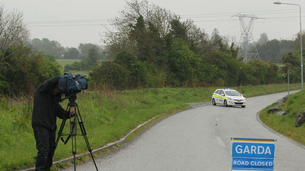 Steelstown Lane in Rathcoole, 10km from where Andrew Guerrine was last seen alive in Tallaght. File Photograph: Stephen Collins/Collins Photos