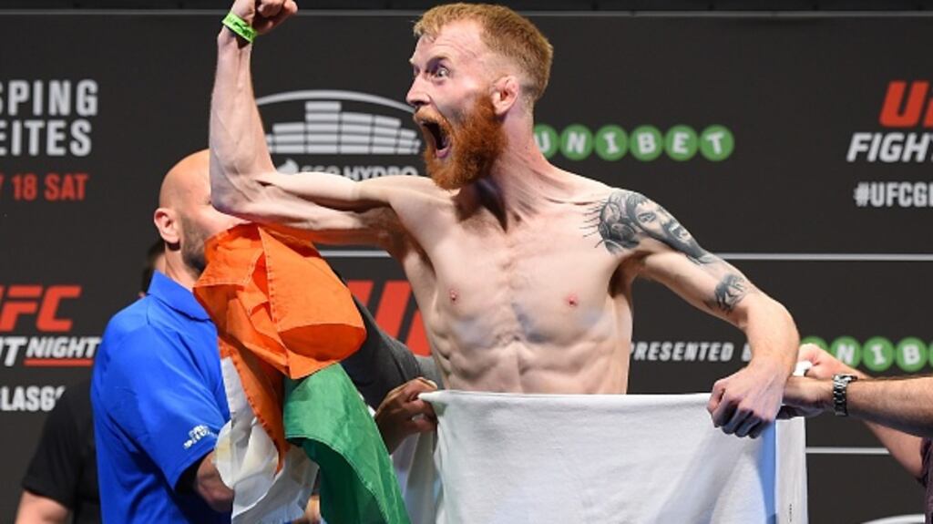 Paddy ‘The Hooligan’ Holohan has announced his retirement from MMA. Photograph: Getty