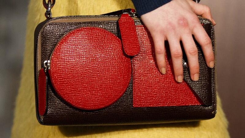 An Orla Kiely bag at London Fashion Week this year. Photograph: Tristan Fewings/Getty Images
